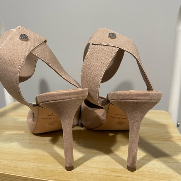 ANTONIO MELANI Stelena Modern Taupe Slingback Heel - Picture 5 of 8
